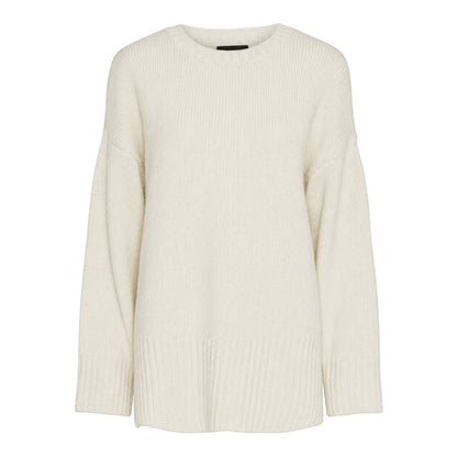 Birch - Front - Pieces Unisex Adult Drop Shoulder Relaxed Fit Jumper