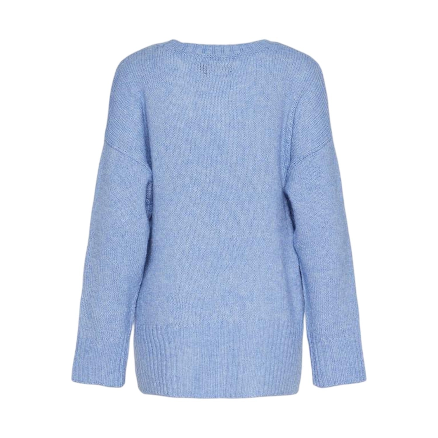 Hydrangea - Back - Pieces Unisex Adult Drop Shoulder Relaxed Fit Jumper