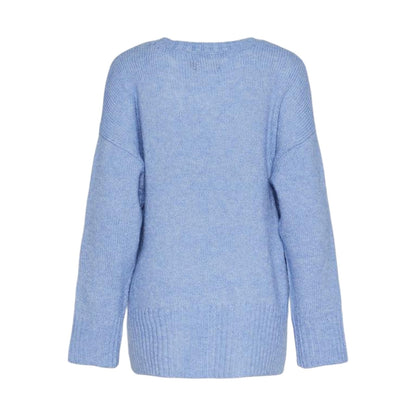 Hydrangea - Back - Pieces Unisex Adult Drop Shoulder Relaxed Fit Jumper