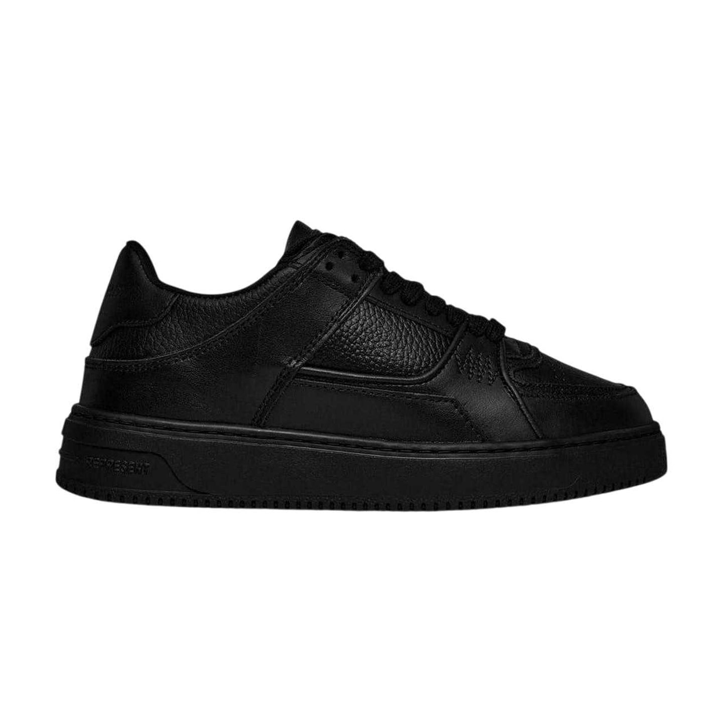 Triple Black - Lifestyle - Represent Mens Apex Panelled Flat Trainers