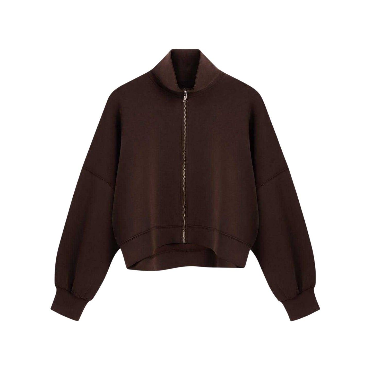 Dark Brown - Front - Ted Baker Womens-Ladies Funnel Neck Casual Jacket