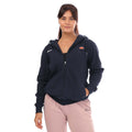 Navy - Front - Ellesse Womens-Ladies Henicea Full Zip Hoodie