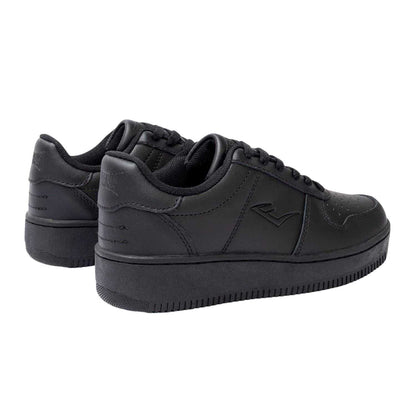 Black - Back - Everlast Womens-Ladies Hanshi Leather Platform Trainers