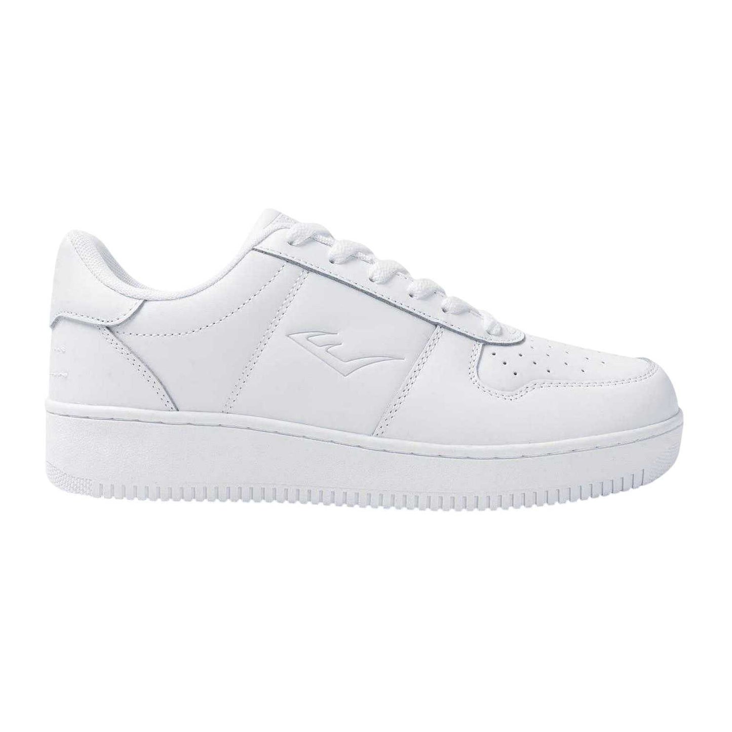 White - Back - Everlast Womens-Ladies Hanshi Leather Platform Trainers