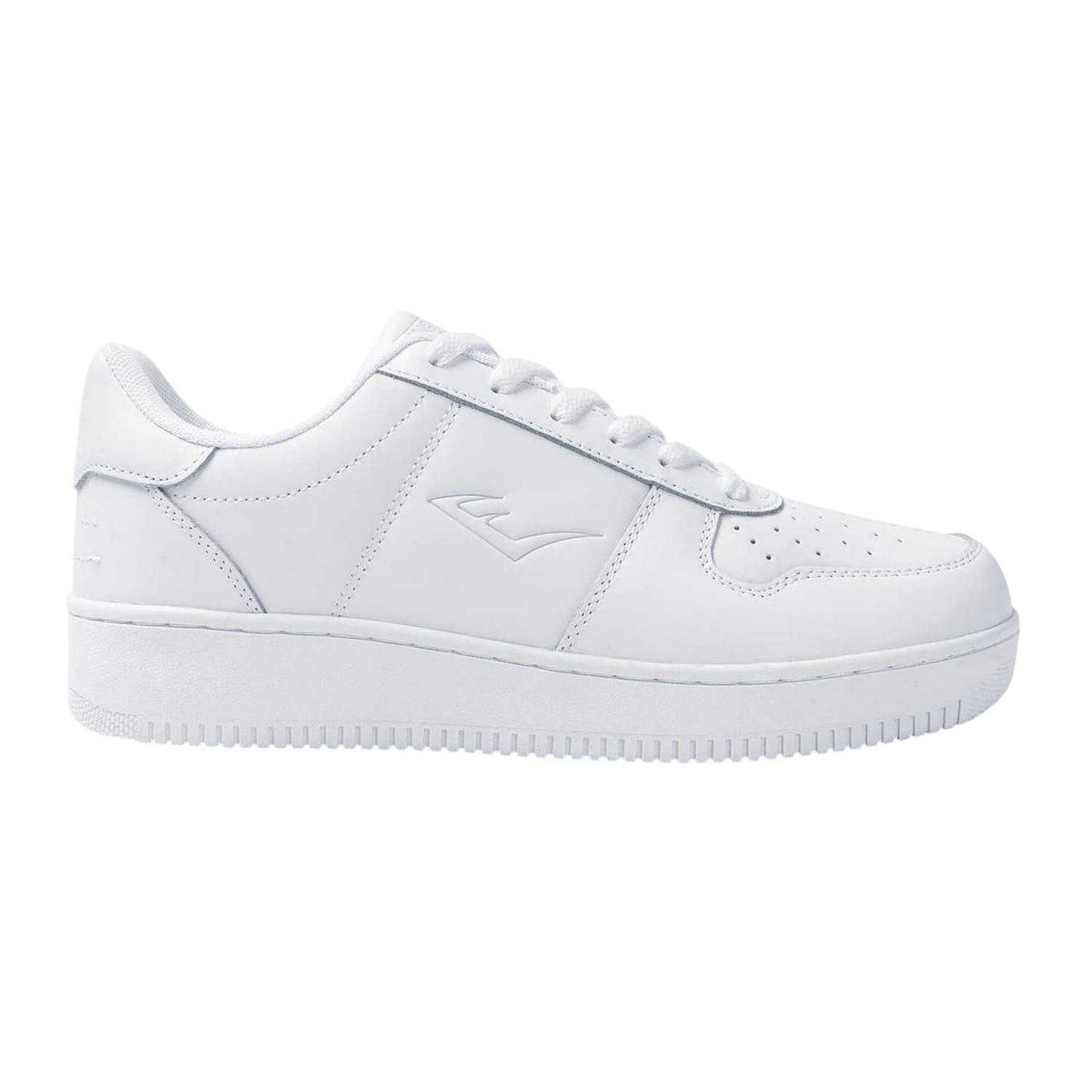 White - Back - Everlast Womens-Ladies Hanshi Leather Platform Trainers