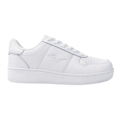 White - Back - Everlast Womens-Ladies Hanshi Leather Platform Trainers