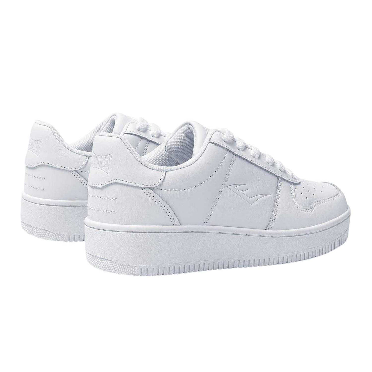 White - Side - Everlast Womens-Ladies Hanshi Leather Platform Trainers