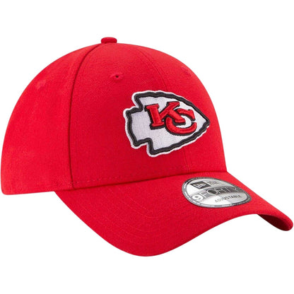 Red - Front - New Era 9Forty Kansas City Chiefs Curved Peak Baseball Cap