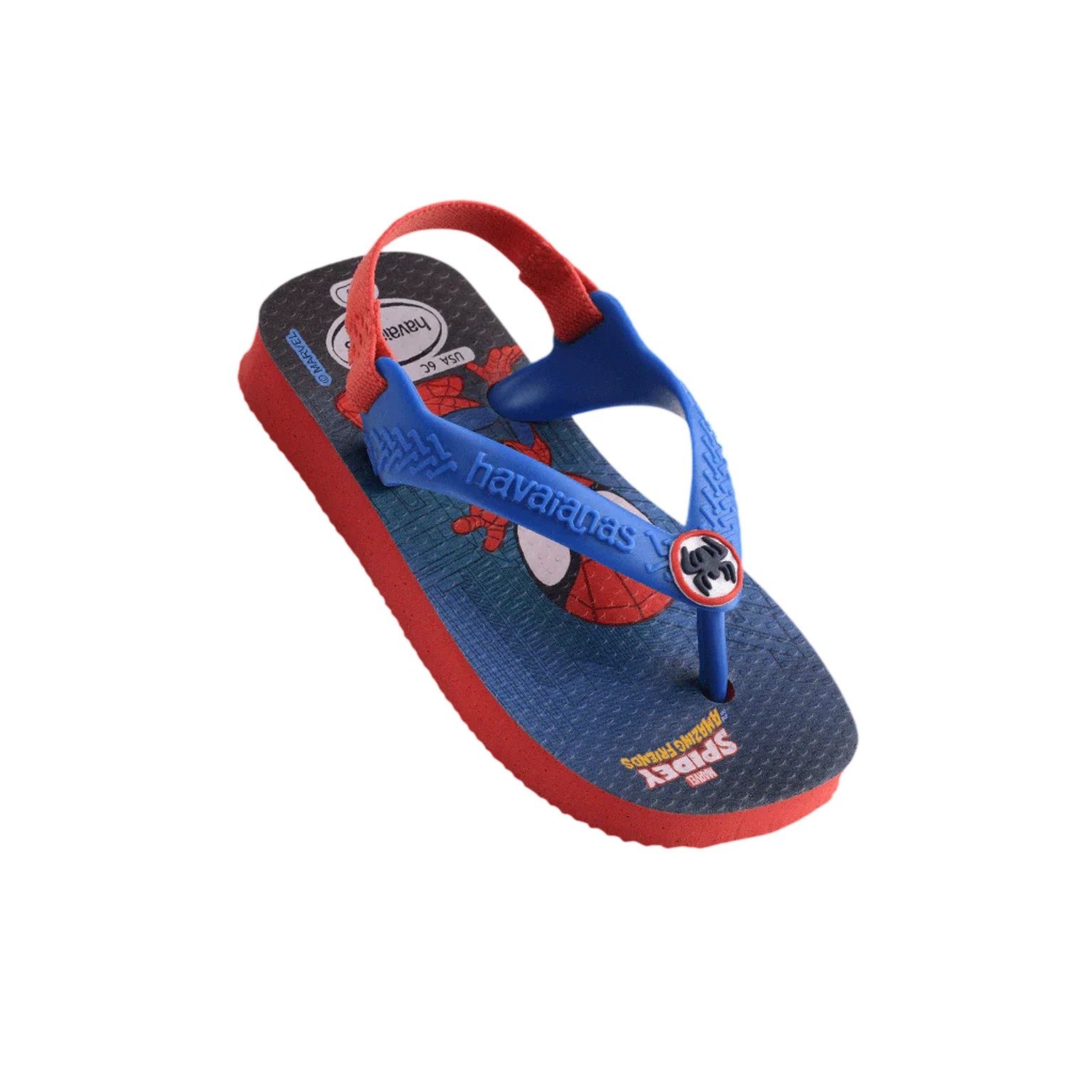 Multicoloured - Back - Spider-Man Childrens-Kids Spidey And His Amazing Friends Flip Flops