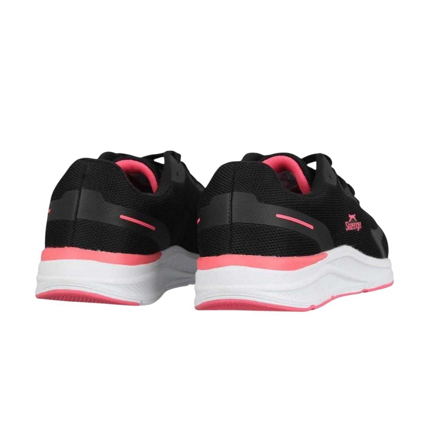 Black-Pink - Back - Slazenger Womens-Ladies Assent Trainers