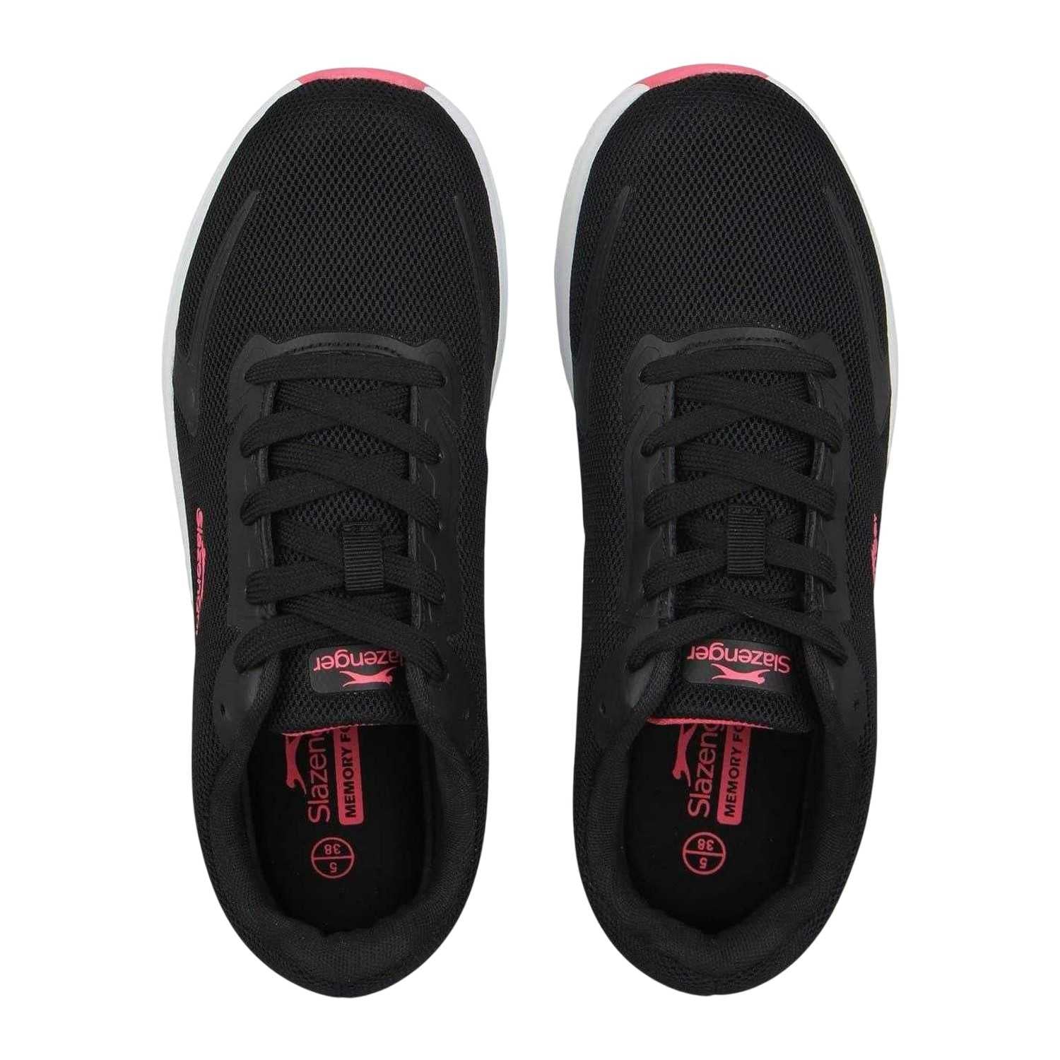 Black-Pink - Lifestyle - Slazenger Womens-Ladies Assent Trainers