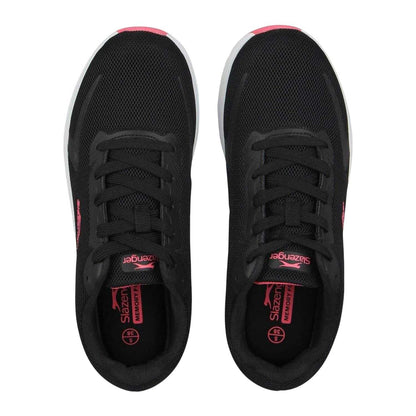 Black-Pink - Lifestyle - Slazenger Womens-Ladies Assent Trainers
