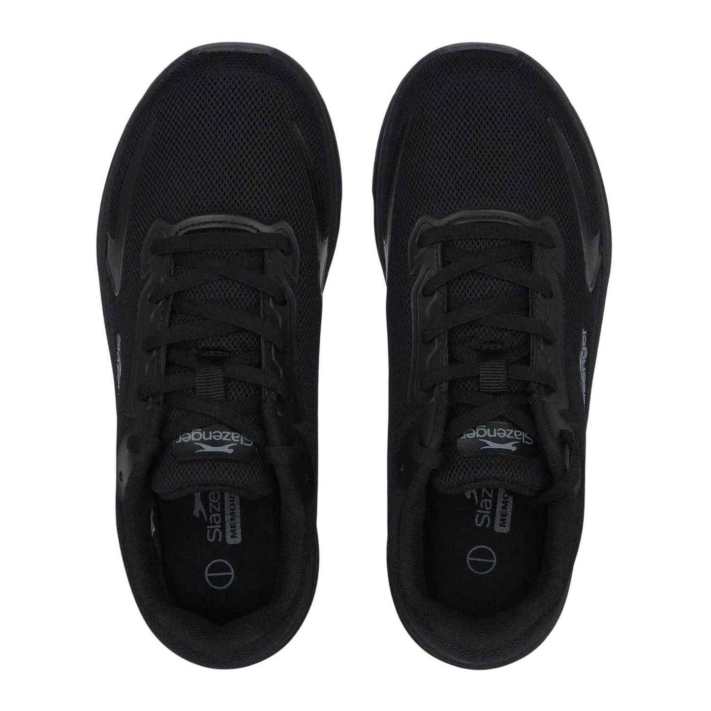Black-Pink - Close up - Slazenger Womens-Ladies Assent Trainers