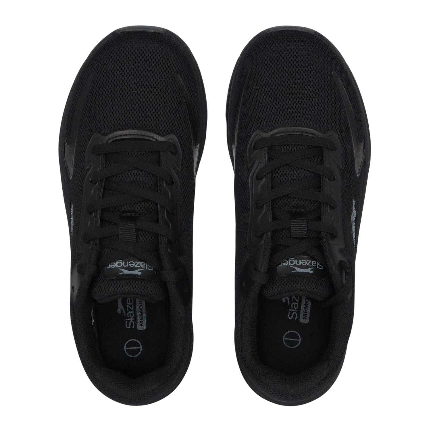 Black-Pink - Close up - Slazenger Womens-Ladies Assent Trainers