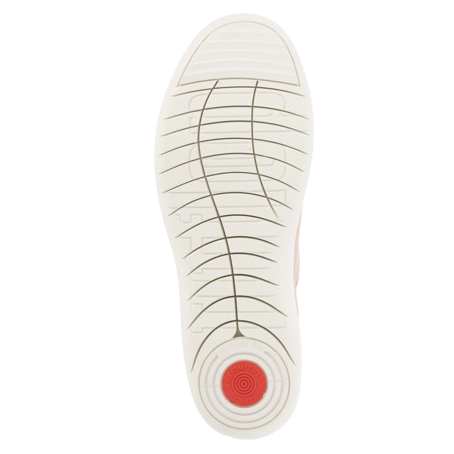 Blush - Pack Shot - FitFlop Womens-Ladies Uberknit Slip-on Trainers