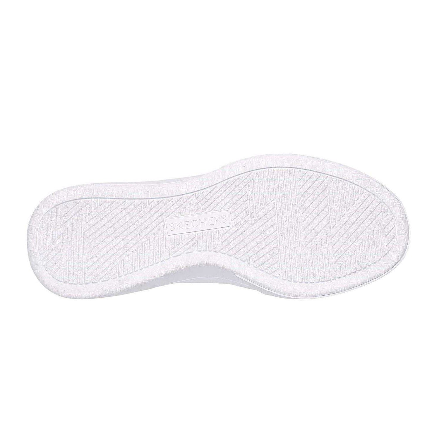 White-Black - Lifestyle - Skechers Womens-Ladies Cordova Classic Low Platform Trainers