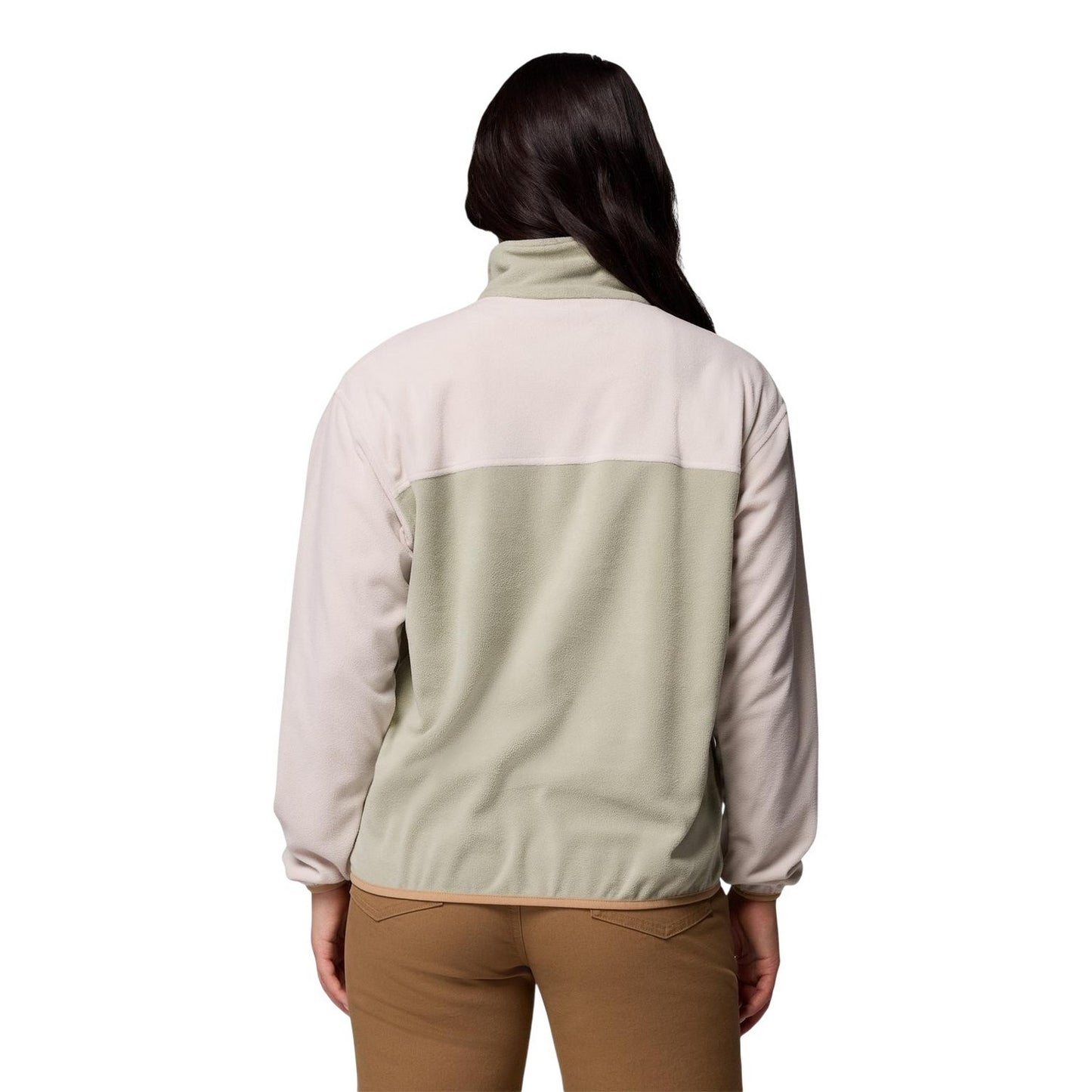 Green - Back - Columbia Womens-Ladies Point Paloma Fleece Quarter Zip Regular Sweatshirt