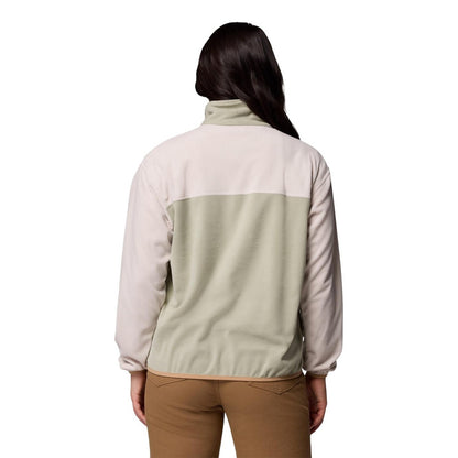 Green - Back - Columbia Womens-Ladies Point Paloma Fleece Quarter Zip Regular Sweatshirt