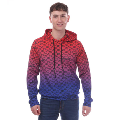 Red - Front - Off White Mens ATHL Monogram Hoodie
