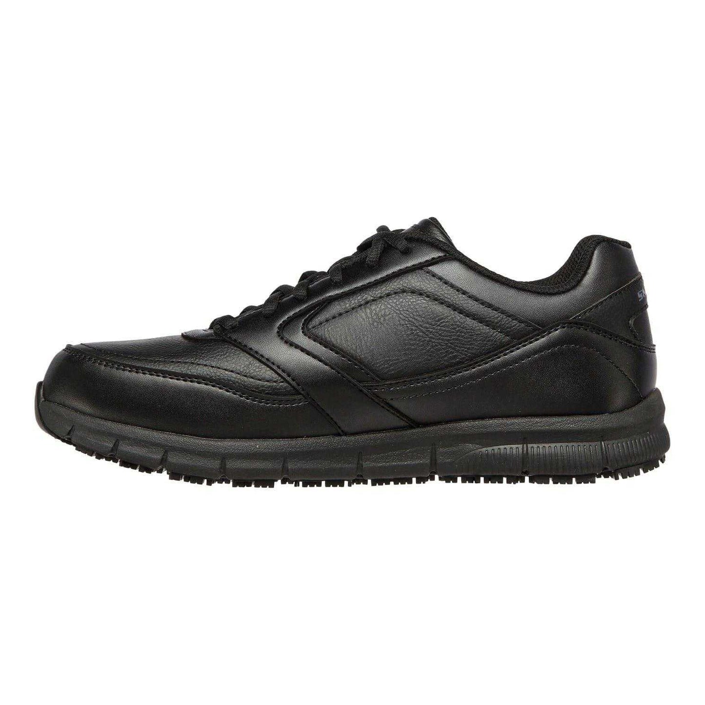 Black - Back - Skechers Mens Nampa Anti-Slip Work Trainers