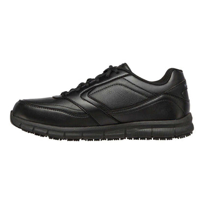 Black - Back - Skechers Mens Nampa Anti-Slip Work Trainers