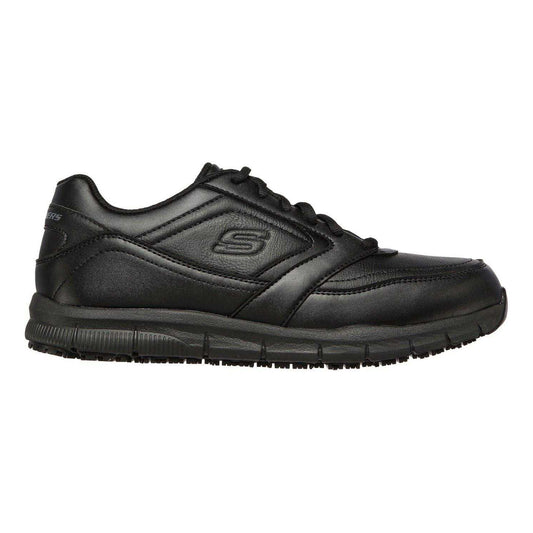 Black - Front - Skechers Mens Nampa Anti-Slip Work Trainers