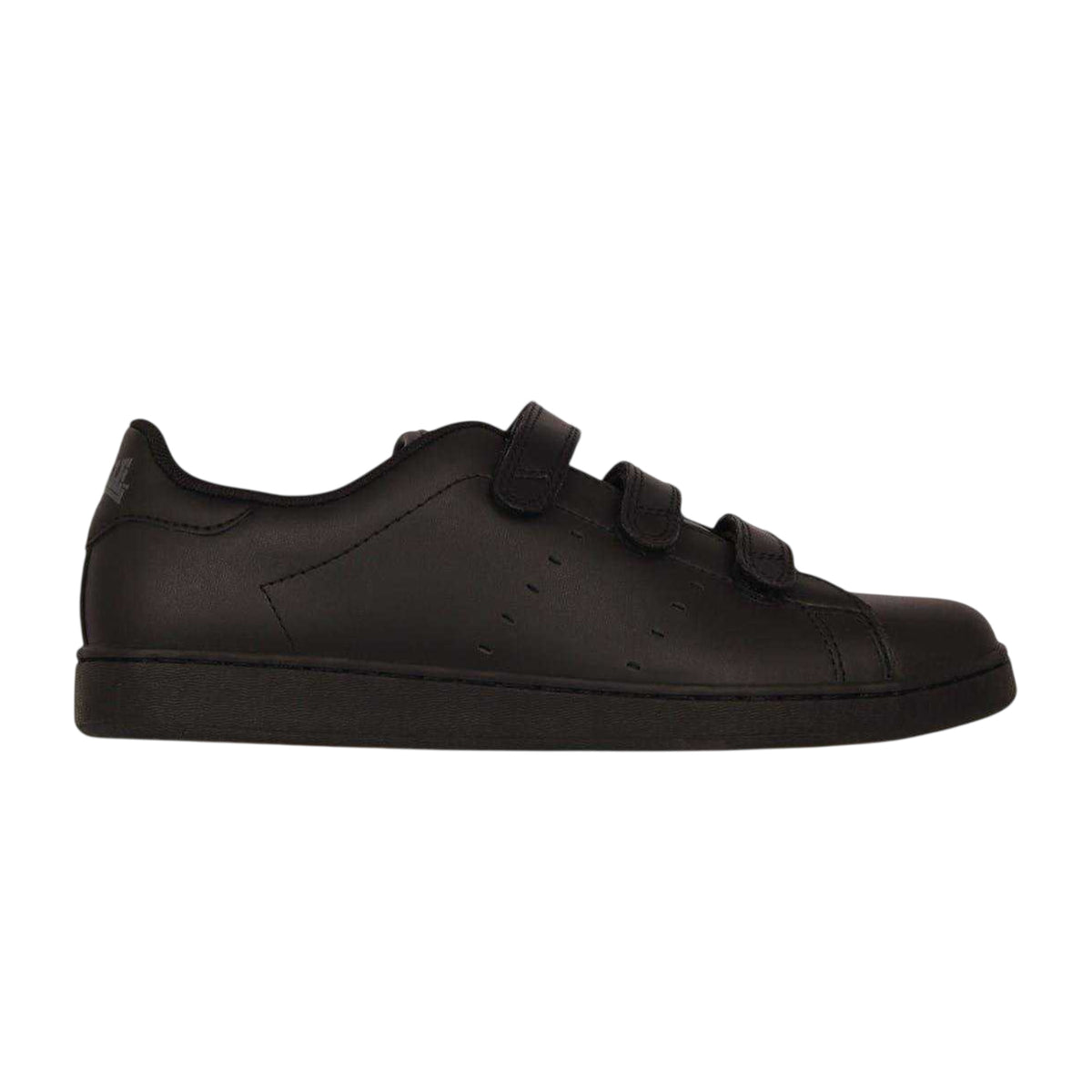 Black - Lifestyle - Lonsdale Childrens-Kids Leyton Leather Trainers