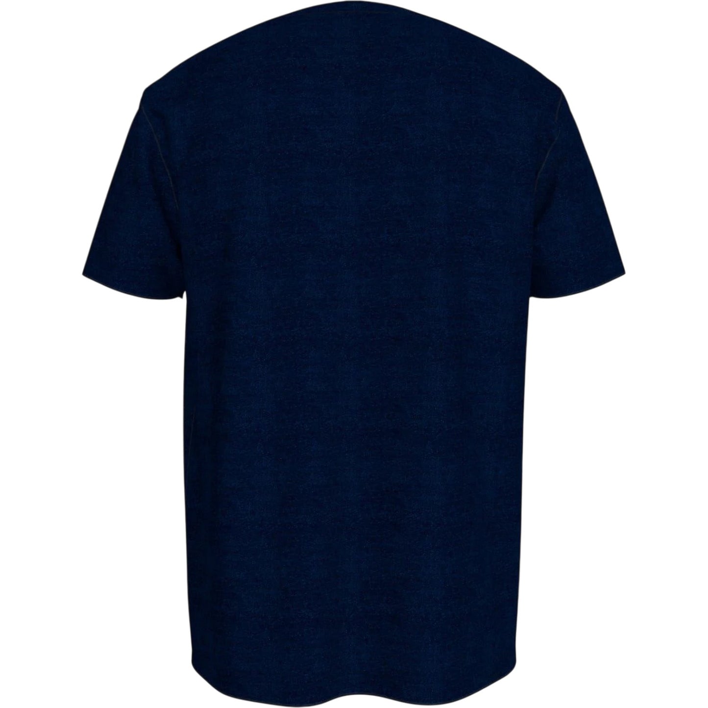 Navy-White - Back - Tommy Hilfiger Mens Logo Cotton T-Shirt