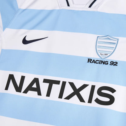 White-Off White - Side - Nike Mens Racing 92 Polyester Rugby Shirt