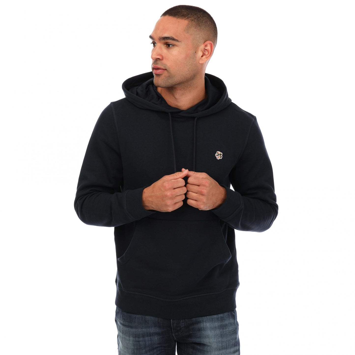 Navy - Front - Ted Baker Mens Hendon Hoodie