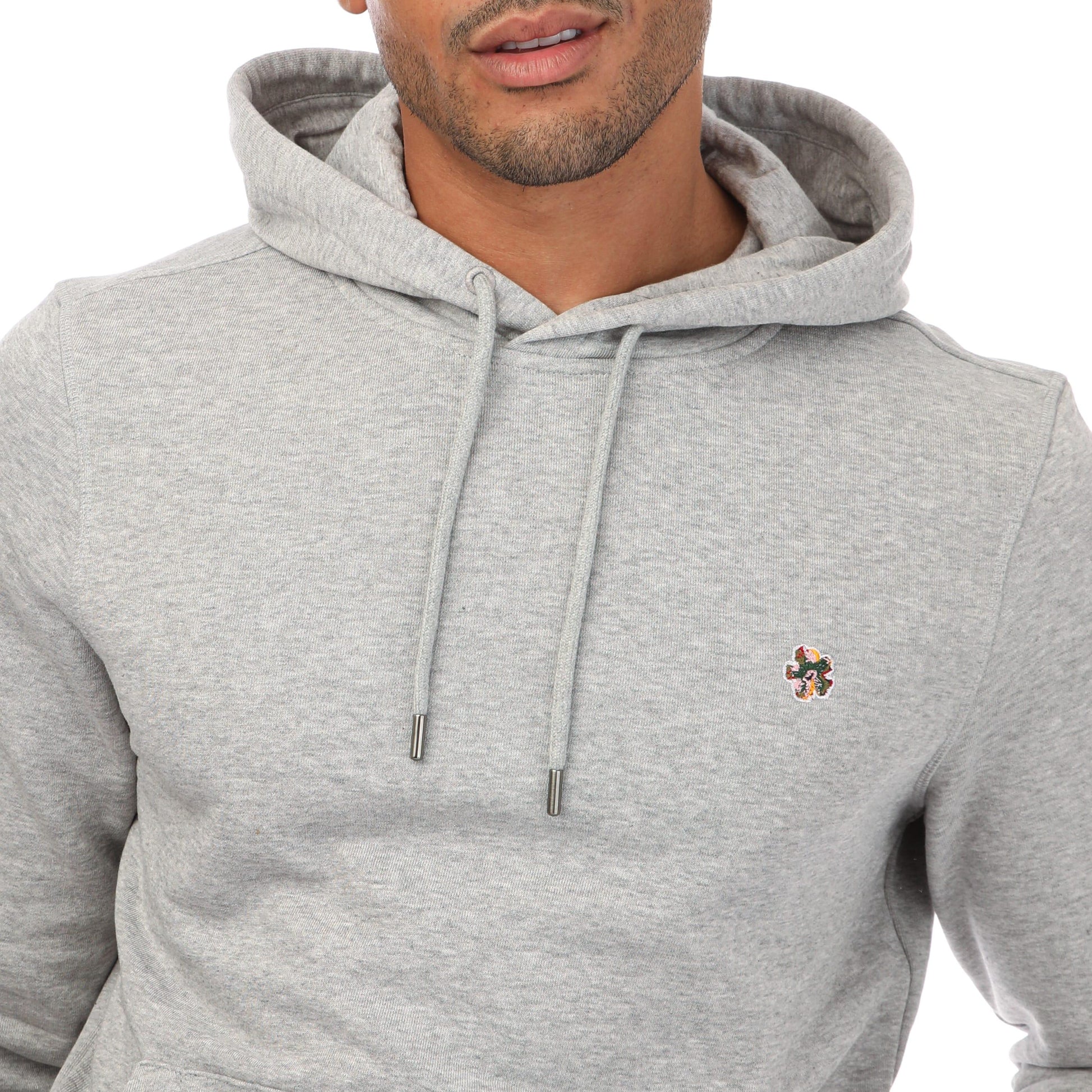 Grey - Side - Ted Baker Mens Hendon Hoodie