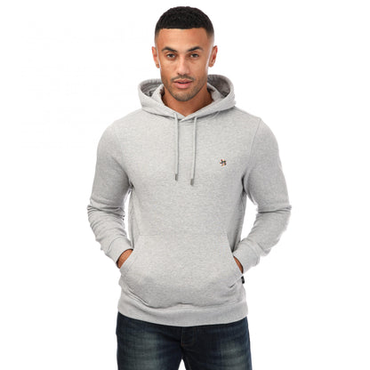 Grey - Front - Ted Baker Mens Hendon Hoodie