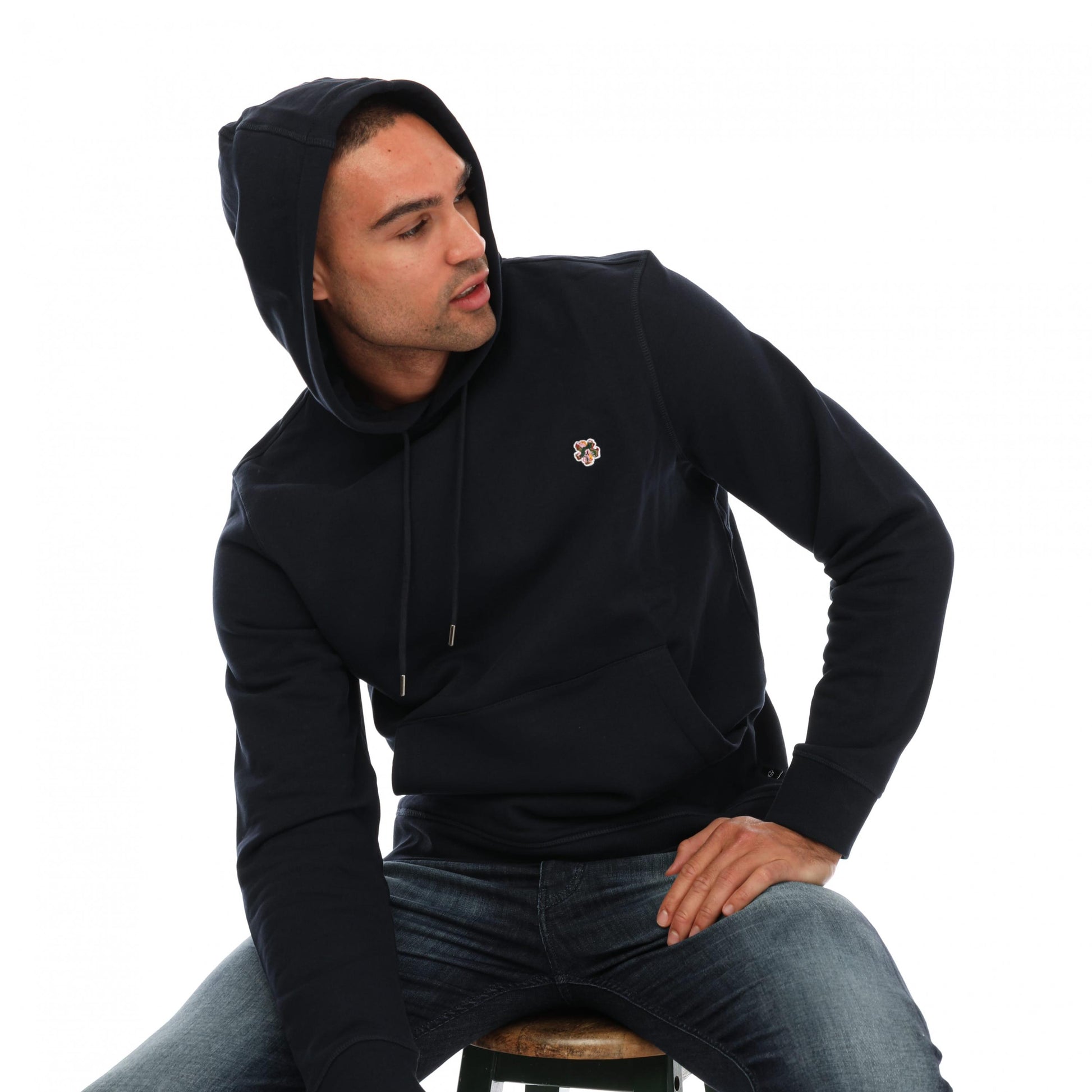 Black - Lifestyle - Ted Baker Mens Hendon Hoodie