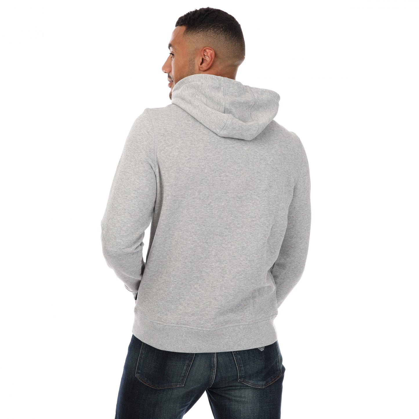Grey - Back - Ted Baker Mens Hendon Hoodie