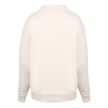 White - Back - Slazenger Womens-Ladies Country Club Relaxed Fit Tennis Sweatshirt