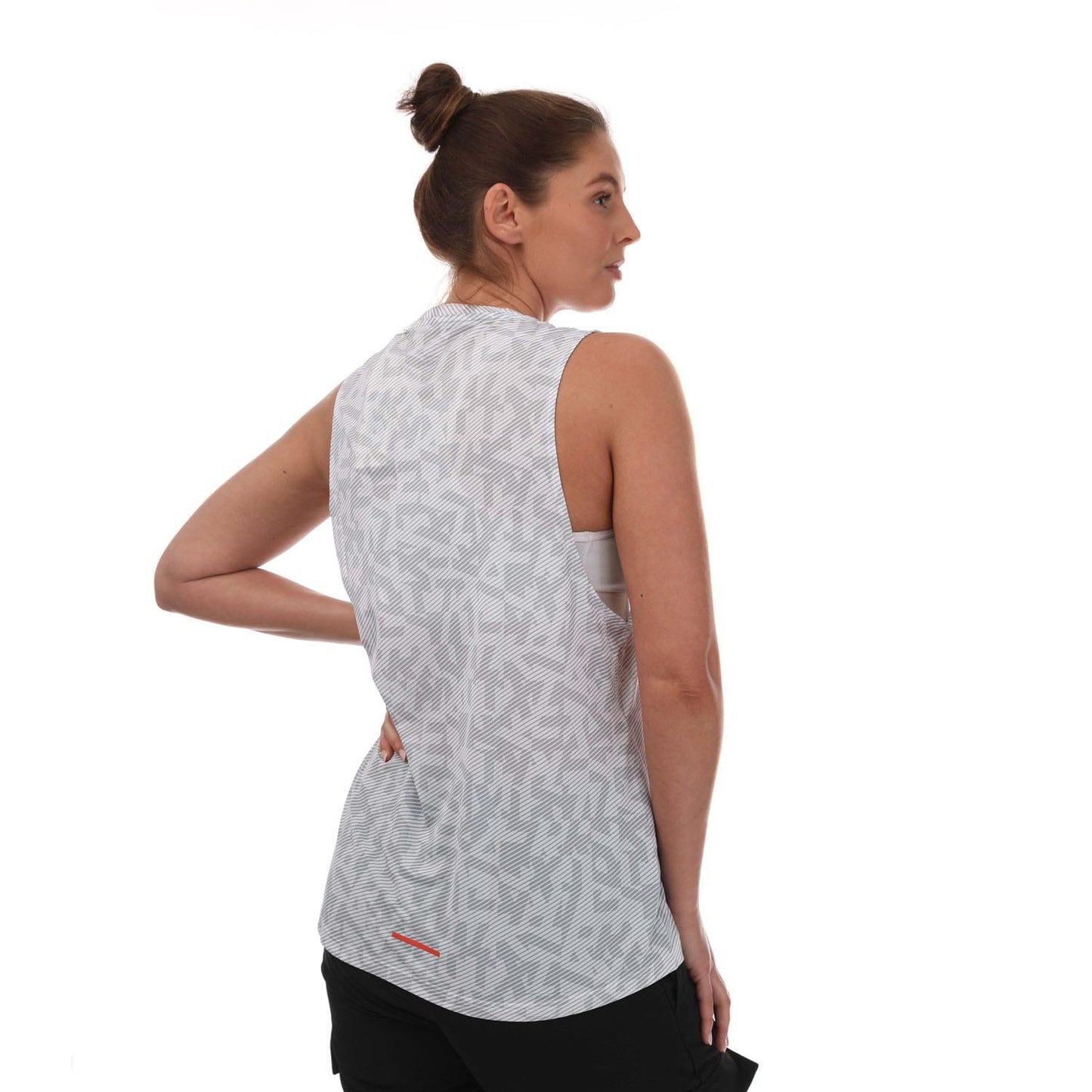 White-Grey - Back - Adidas Womens-Ladies Terrex Agravic Trail Running Tank Top