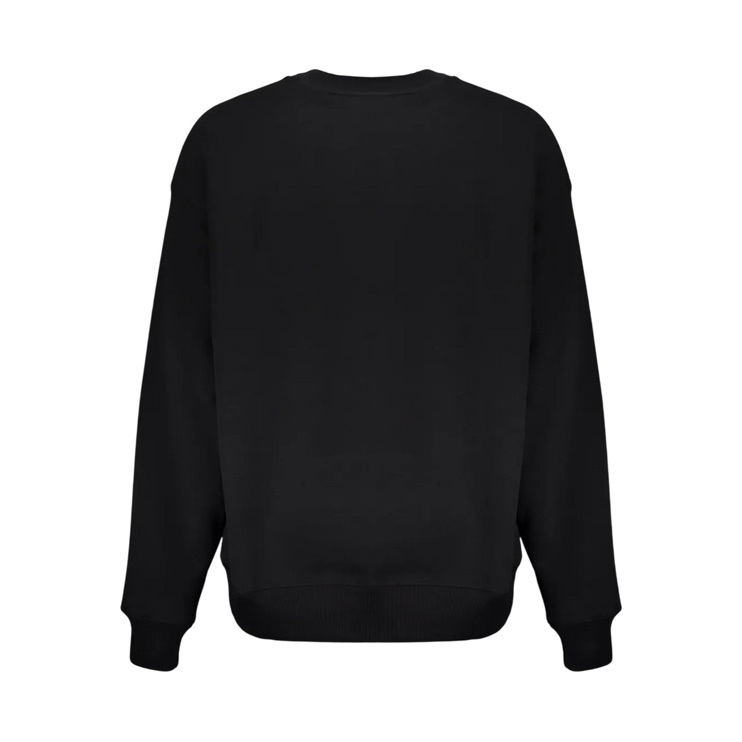 Black-White - Back - Off White Unisex Adult Diagonal Stripe Oversized Sweatshirt