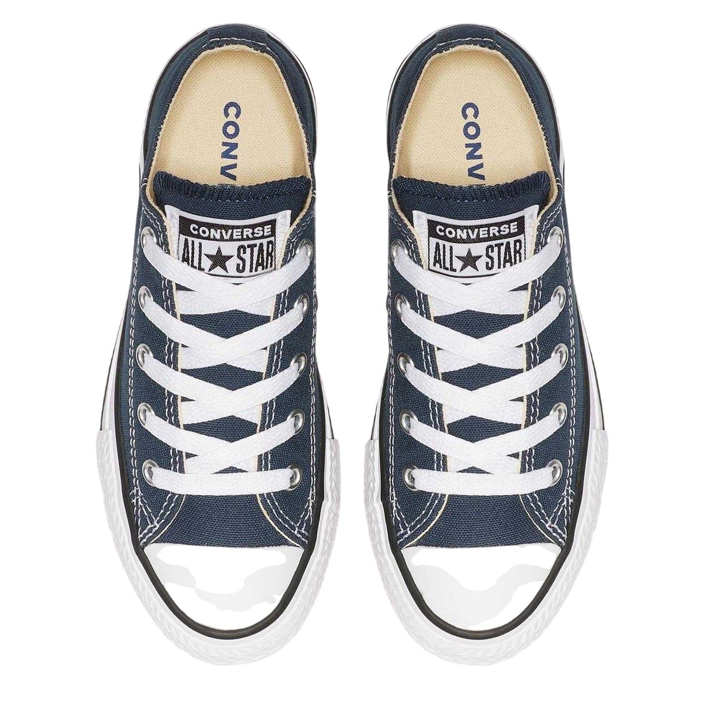 Navy - Lifestyle - Converse Childrens-Kids Chuck Canvas Low Cut Shoes
