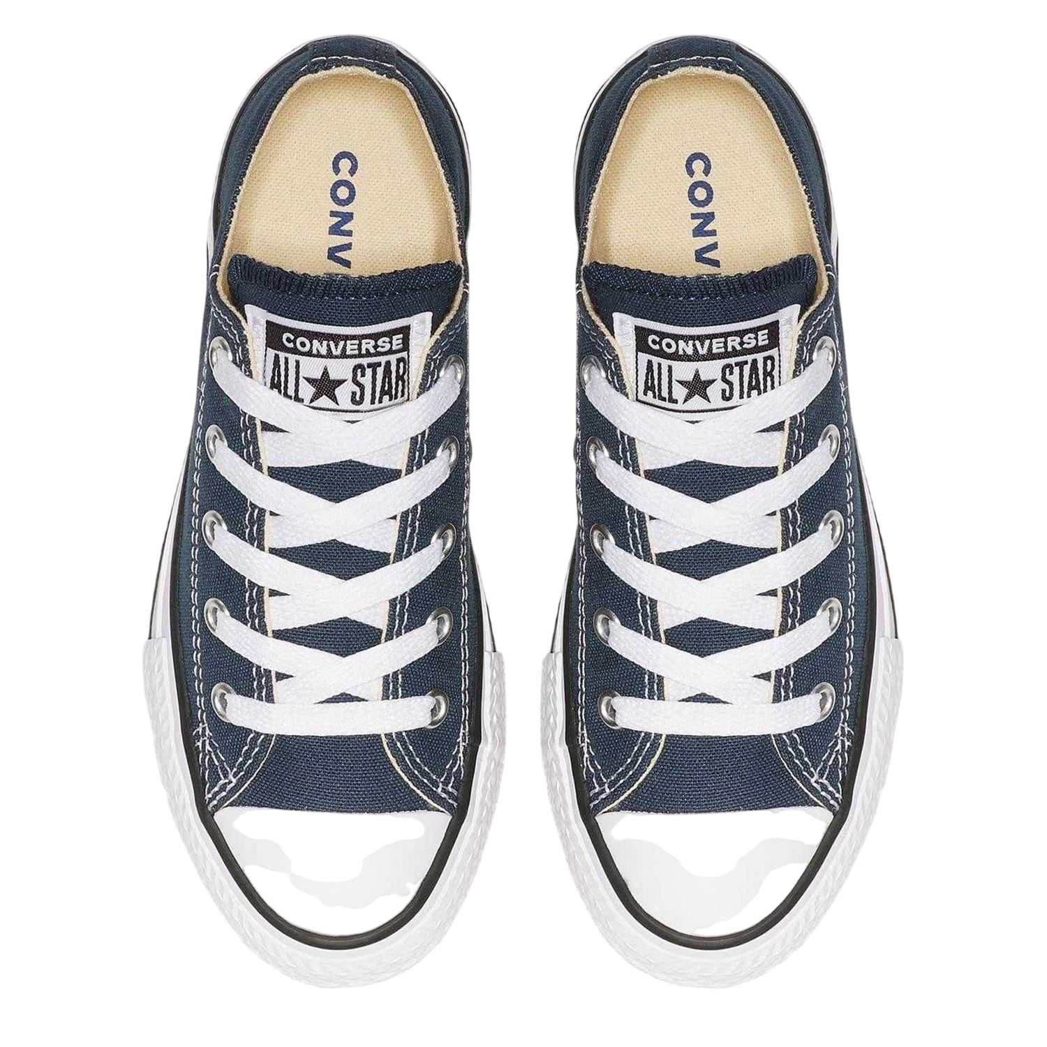 Navy - Lifestyle - Converse Childrens-Kids Chuck Canvas Low Cut Shoes