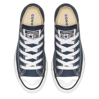 Navy - Lifestyle - Converse Childrens-Kids Chuck Canvas Low Cut Shoes