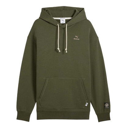 Green - Front - Puma Mens Borussia Dortmund Long-Sleeved Hoodie