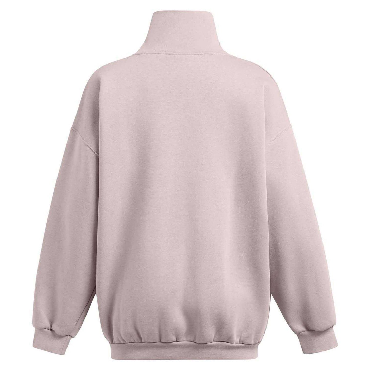 Grey - Back - Under Armour Womens-Ladies Drop Shoulder Sweatshirt