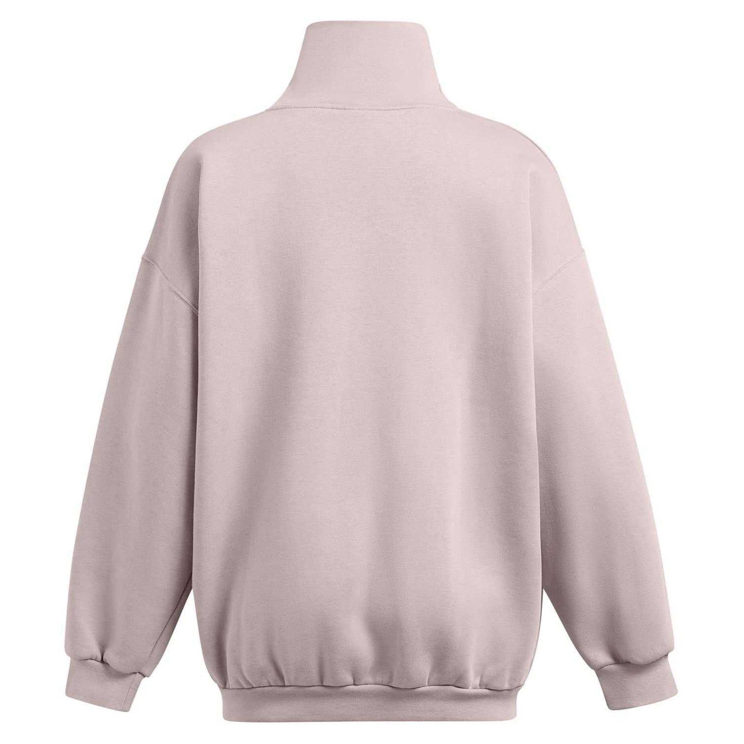 Grey - Back - Under Armour Womens-Ladies Drop Shoulder Sweatshirt