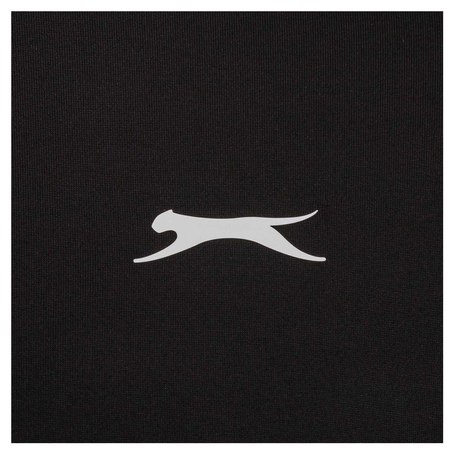 Black - Side - Slazenger Mens Quarter Zip Sweatshirt