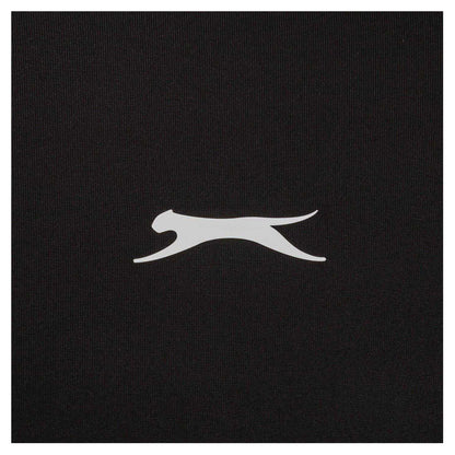 Black - Side - Slazenger Mens Quarter Zip Sweatshirt