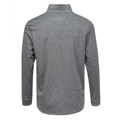 Charcoal - Back - Slazenger Mens Quarter Zip Sweatshirt