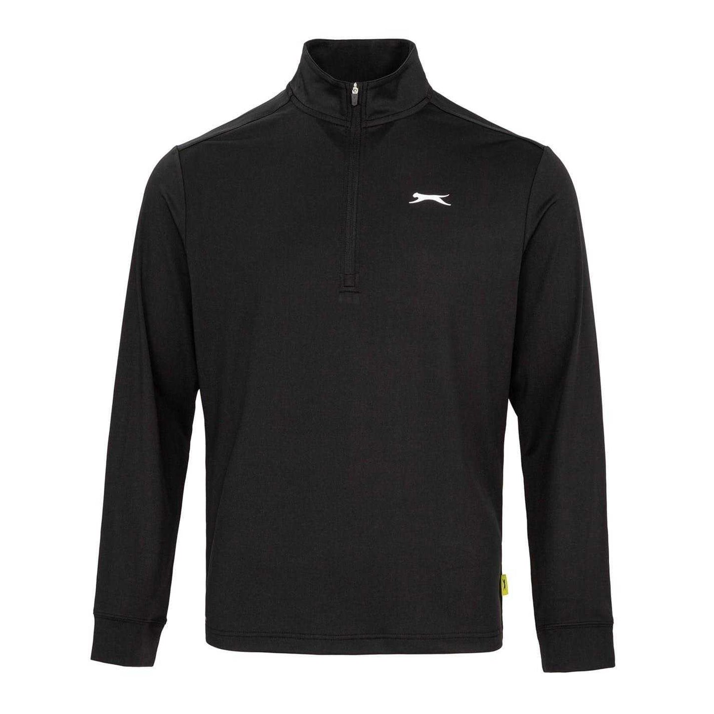 Black - Front - Slazenger Mens Quarter Zip Sweatshirt