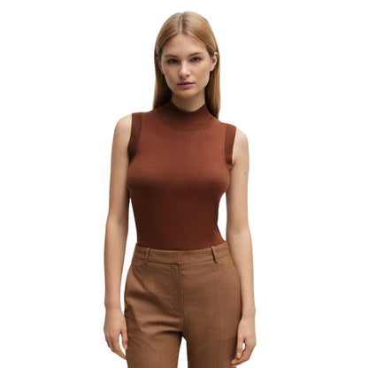 Brown - Front - Boss Womens-Ladies Fomila Sleeveless Top