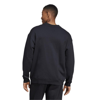 Black - Back - Adidas Mens Crew Neck Sweatshirt