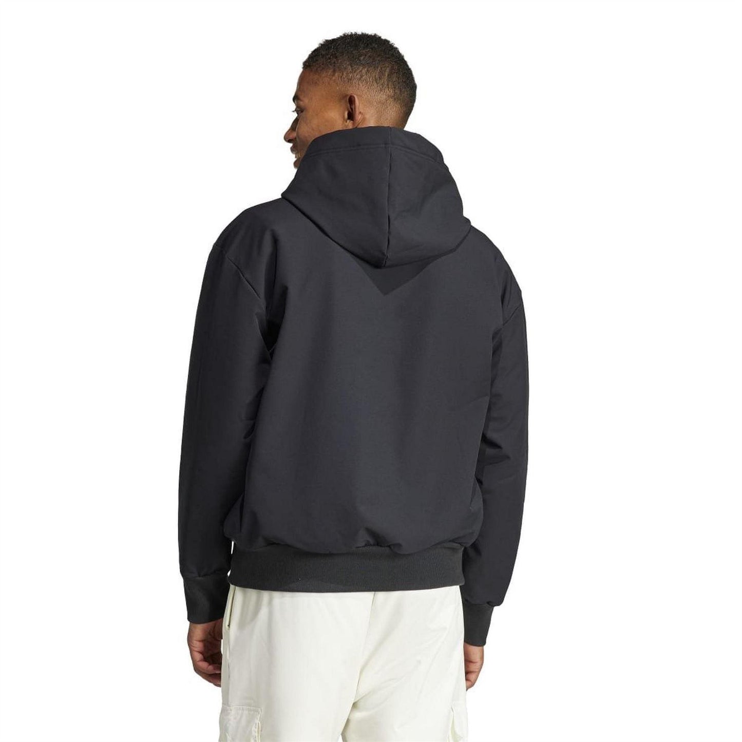 Black - Back - Adidas Mens City Escape Premium Hoodie